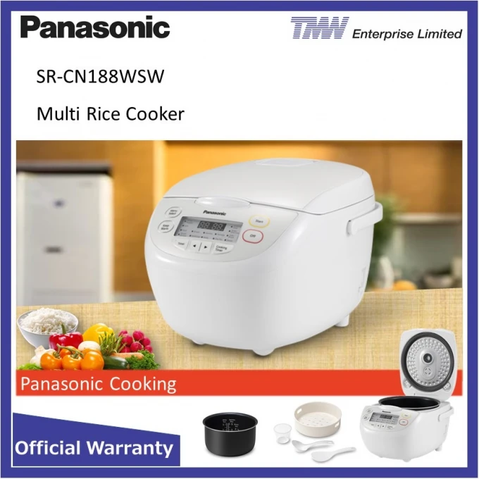 Panasonic Rice Cooker SR-CN188WSW - Tiger Supply